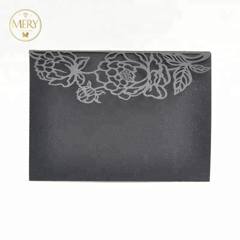 wholesale new products laser cut customize white  pearl elegant  marriage invitation card wedding favors party supplies