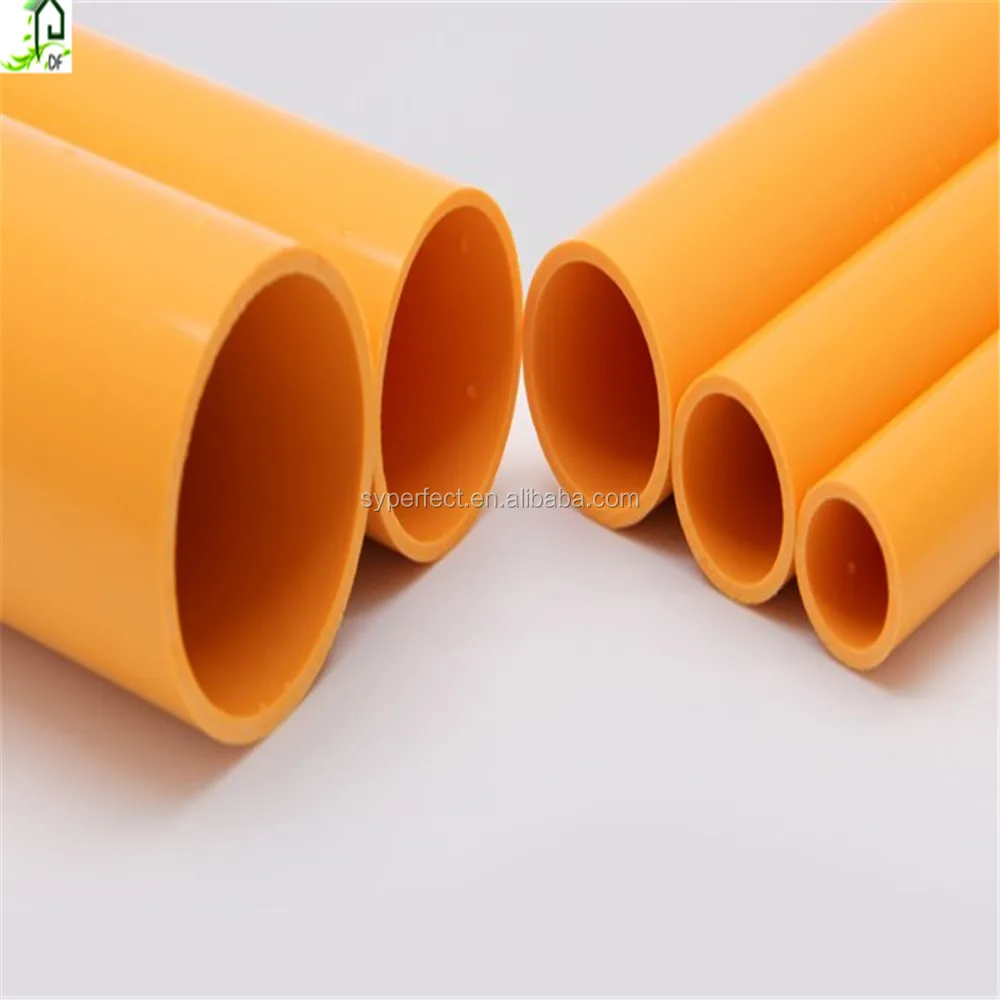 Electric 16mm Coloured Red Yellow Orange Grey PVC Pipe