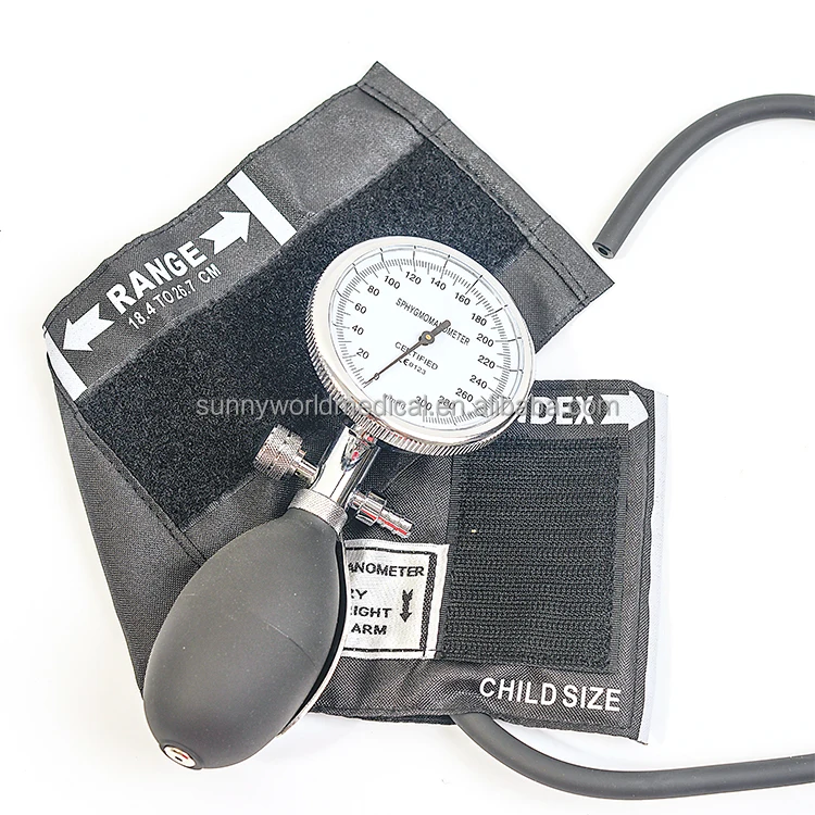 SW-AS27 Classic shining nylon cuff without D-ring for child or adult standard aneroid PALM blood pressure monitor