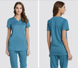 Wholesale Designer Custom Fashion Doctors Hospital Medical scrub pak set
