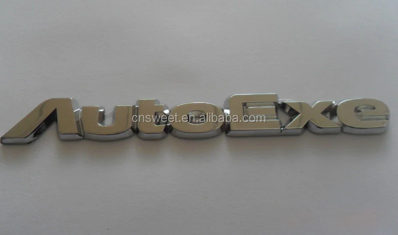 
Skull chrome ABS car badge emblem decorative chrome badge 