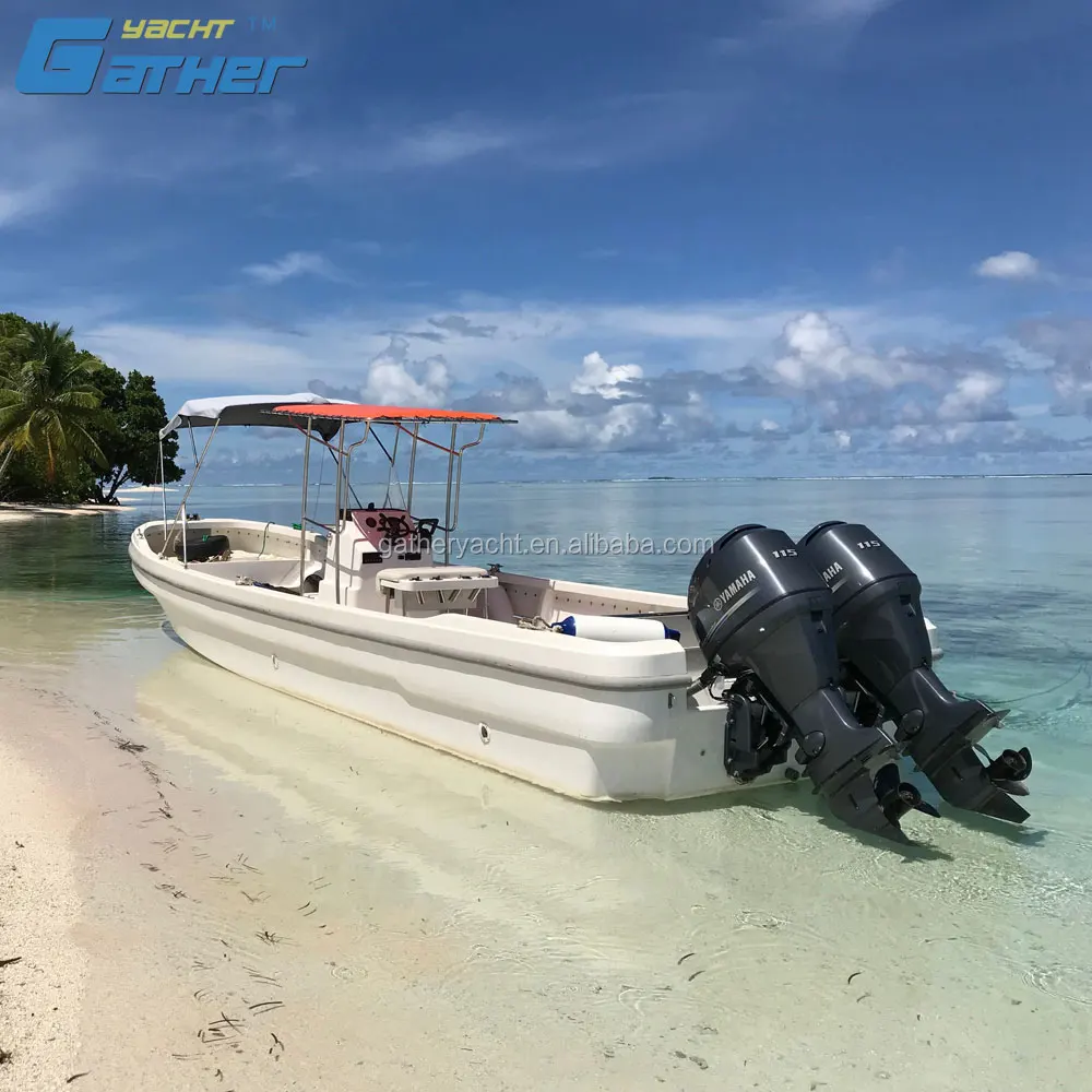 Gather Yacht NEW MODEL Cheap Fiberglass Work Hull Fiberglass Boats