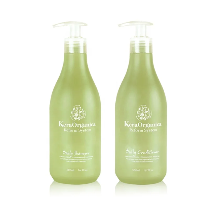 Sulfate Free Pure Keratin 500ML Daily Shampoo And Conditioner For Brazilian Hair