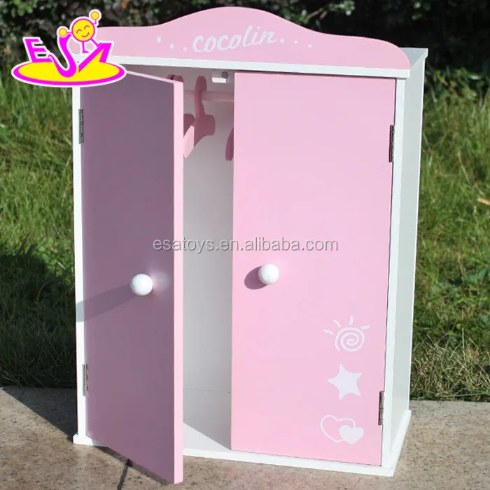 2016 brand new doll toy wardrobe, fancy toy wardrobe for kids W06B041