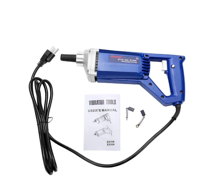 800W powerful portable concrete vibrator hose