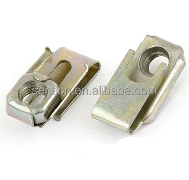 Пружинная пластина для панели приборной панели автомобиля, брызговик, U-образные зажимы, скоростные гайки