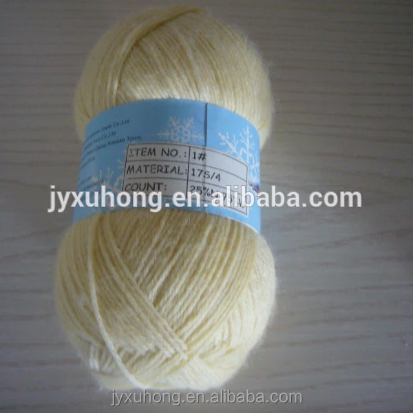 Вязаная пряжа из смешанной шерсти для свитеров, шарфов, шалей