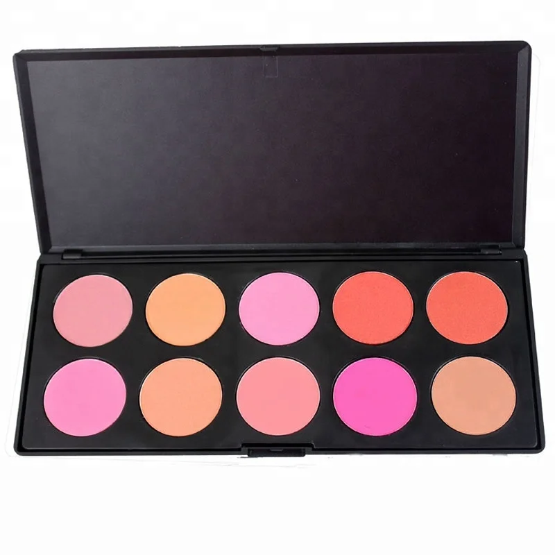 
Private Label 10 Colors Blusher Palette Oem Makeup Blush Matte Powder 