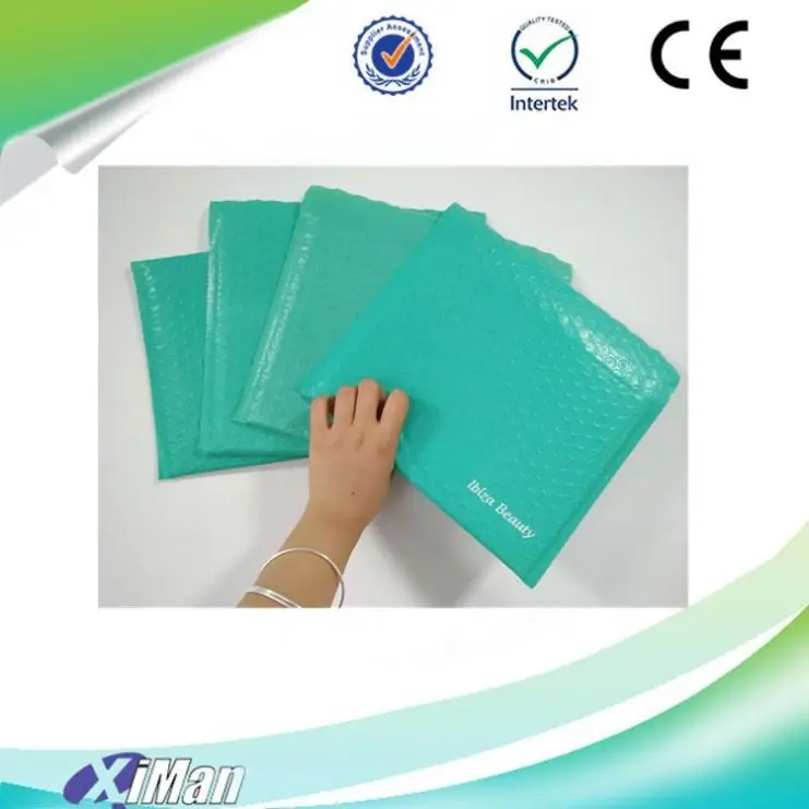 XIMAN best selling gifts Custom Design Bubble Mailers blue bubble wrap envelope