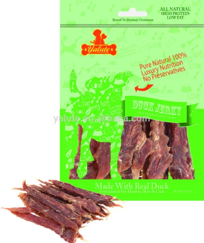 100% не addtive сухие утка отрывисто сыпучих кормов ёивотное любимый продукт лакомства