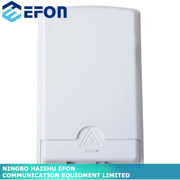 крытый 2 ядра оптической распределительной коробке, PC ABS настенный ftth коробки распределительные