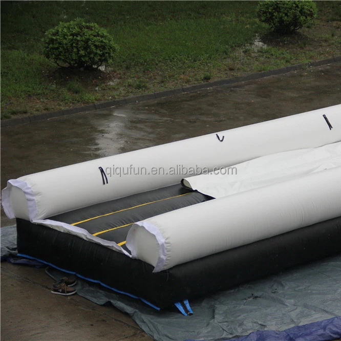 Commercial inflatable new air sealed 1000 ft slip n slide slide the city, slip n slide with water swimming pool