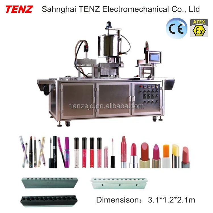 soft Silicone Mold Automatic Lipstick Manufacturing Filling Equipment TL-25L2-12A Filling Machine