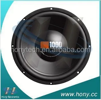 CS1204B 12 inch Woofer/ Subwoofer Speaker installed in car sub box