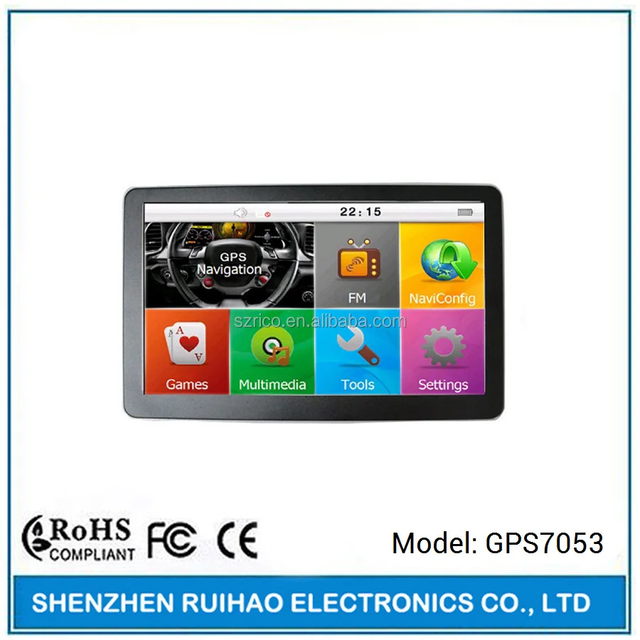 Высокая скорость 7 дюймов 800*480 Mediatek Mt2531 256 ram 8 ГБ Flash 3D Автомобильный GPS навигации