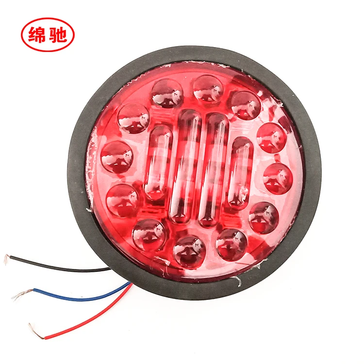 MIANCHI 6 Inch Round Car Truck Trailer LED Stop Turn Tail Lights