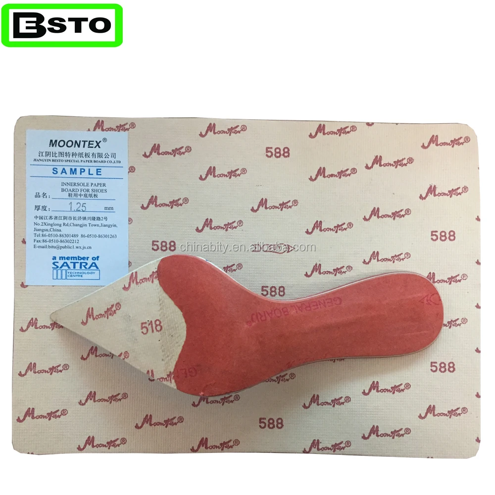 Cellulose pu plying up inner soles board for shoes