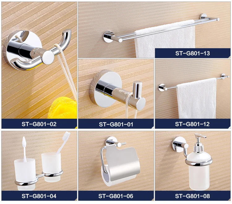 
wall mounted hotel balfour bathroom accessories set 