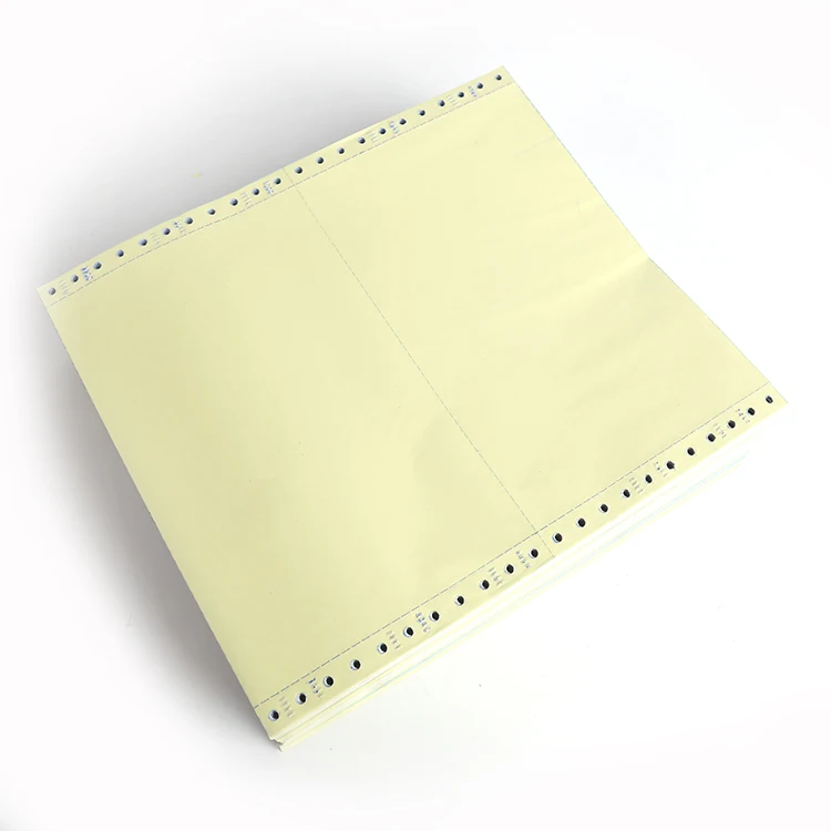  Пустая печатная 2 слой безуглеродистой компьютера непрерывная бумага 9.5x11