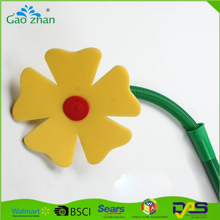 Ningbo manufacturer plastic garden water dancing sprinkler flower shape