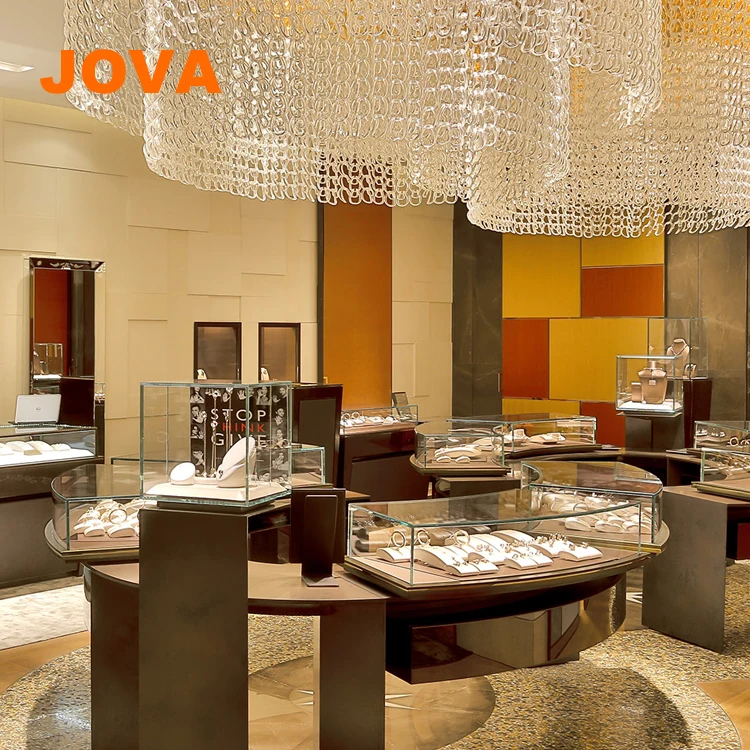 Simple Style Store Interior Design Showcase Jewelry Store Showcase