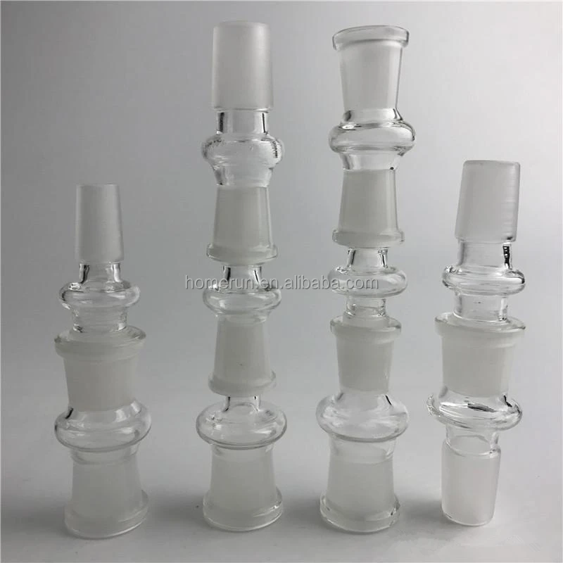 Glass Adapter 14mm 18mm Male Female Nectar with Grinding Mouth Glass Adapters smoking accessories