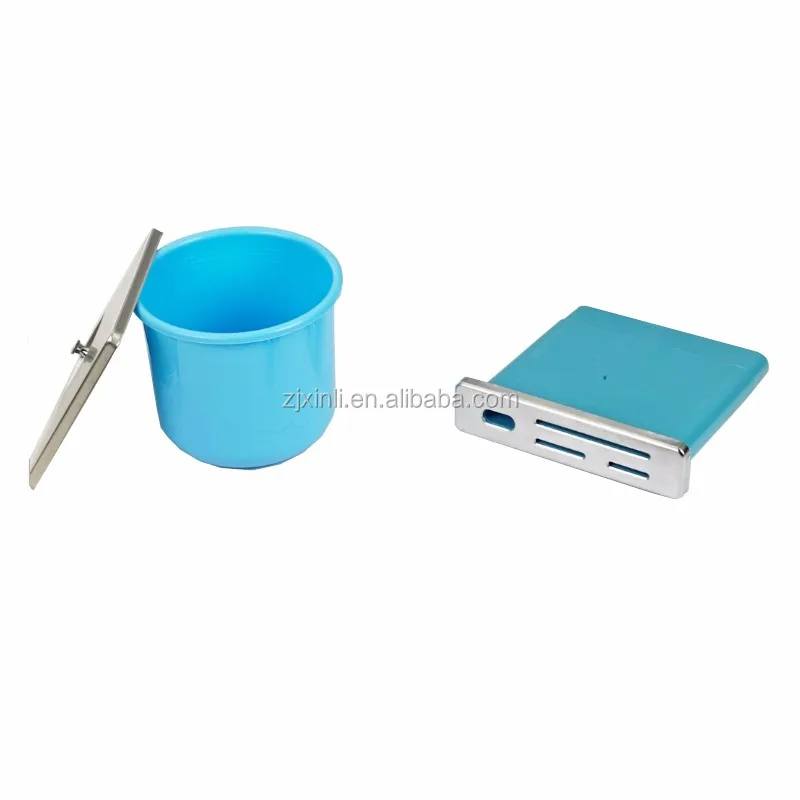 X26062 SUS 304 Material Counter Top Double Bowl with Garbage Bin and Knife Holder of Kitchen Sink