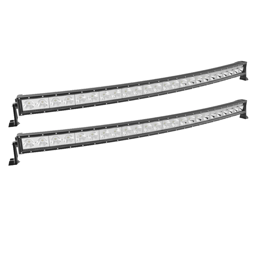 Изогнутая однорядная светодиодная панель 240 вт, 50-дюймовая светодиодная панель для автомобиля, внедорожника, изогнутая светодиодная световая панель 240 вт 50 дюймов для грузовика