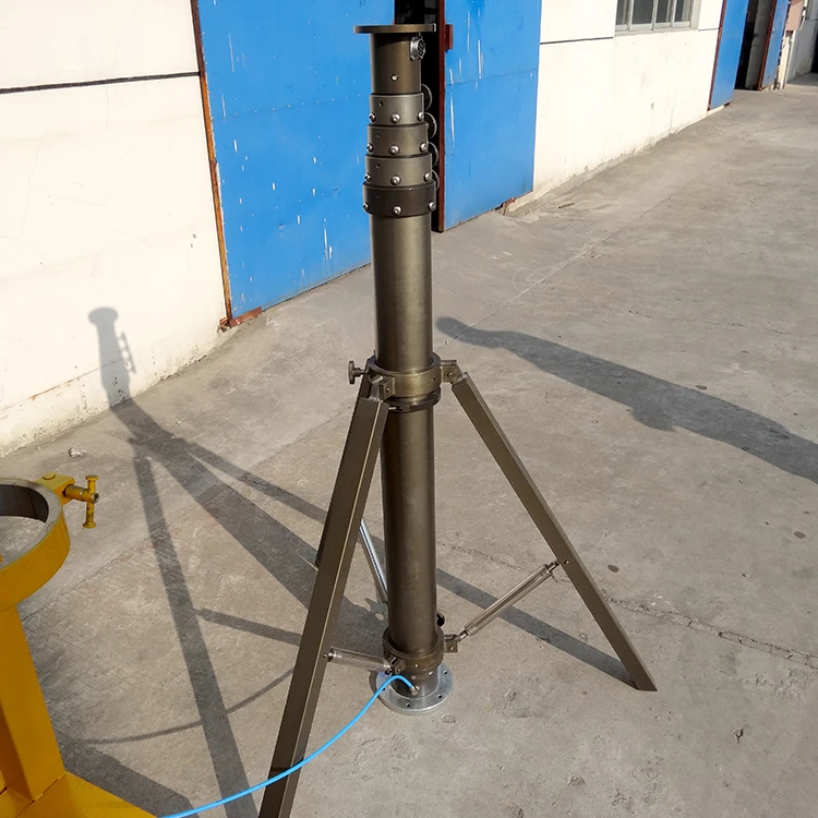 
antenna pneumatic telescopic mast telecommunication tower 