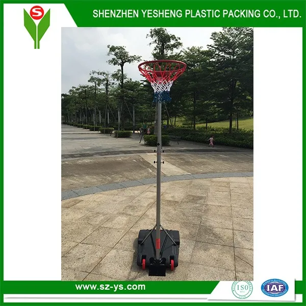 Plastic Height Adjustable Basketball Stand without Backboard