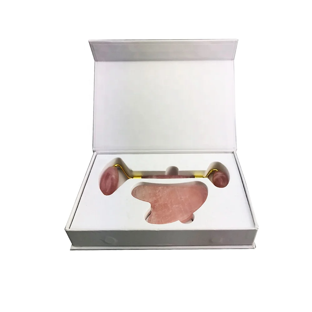 Amazon Top selling Black Obsidian Jade Roller and guasha set for anti aging