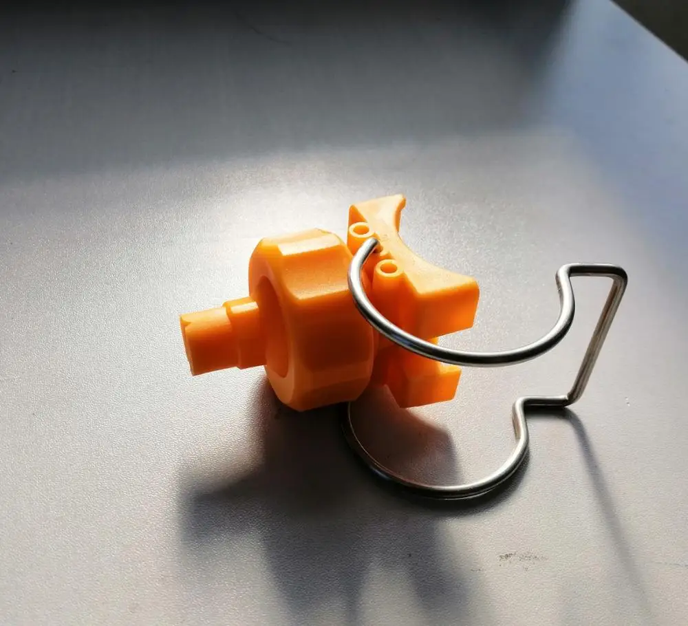 PP plastic clip nozzle Industrial spray cleaning Clamp flat fan