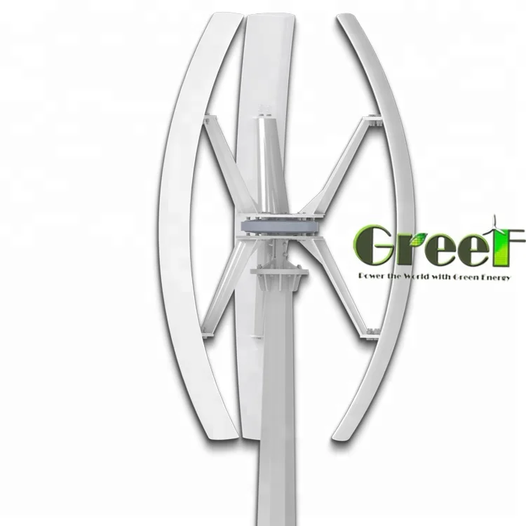 3kw maglev vertical axis wind turbine generator, maglev windmill complete system