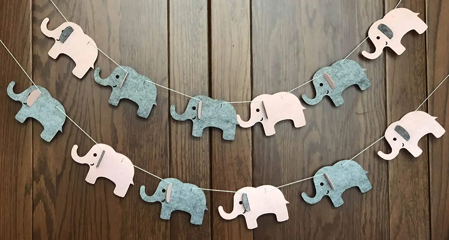 Happy Birthday Felt Banner felt hanging flags birthday banner