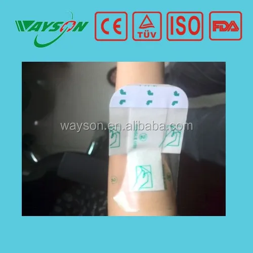 
2021 waterproof and transparent plaster with absorbent pad 