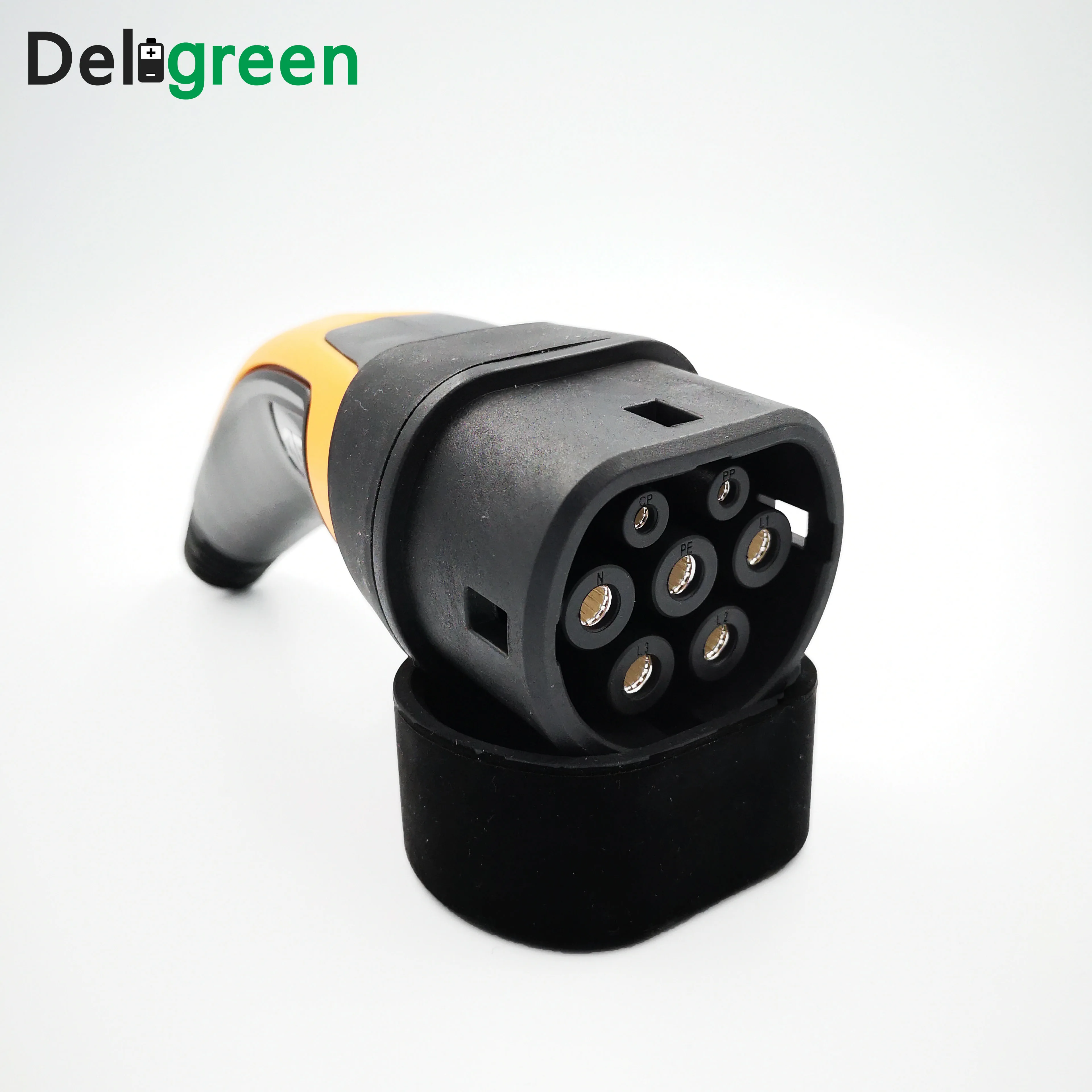 
Type 2 Connector 62196-2 Male to Female 16A 480V EV Charging Plugs 