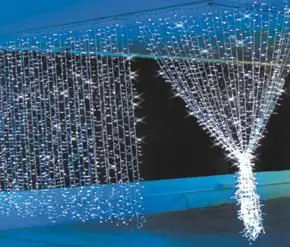 RGB  Three Line Point Control Curtain Light  3d  External Control Programmable Light Cube Dmx512 Ice light