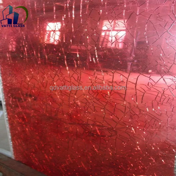 Hot sale 6mm-12mm decorative broken glass table as your demand