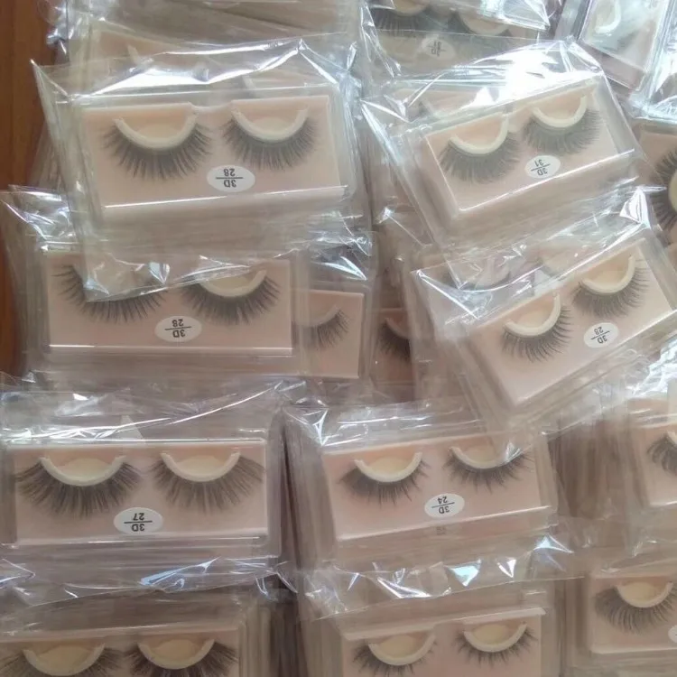 
Hot Sale No Need Glue Pre-glued Eyelashes Pre Glued Gluless Eyelashes Full Strip Lashes Hand Made,hand Made 3D Silk Eyelashes 