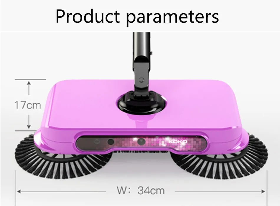 manual carpet sweeper broom sweeper dust cleaning sweeper Spin Broom