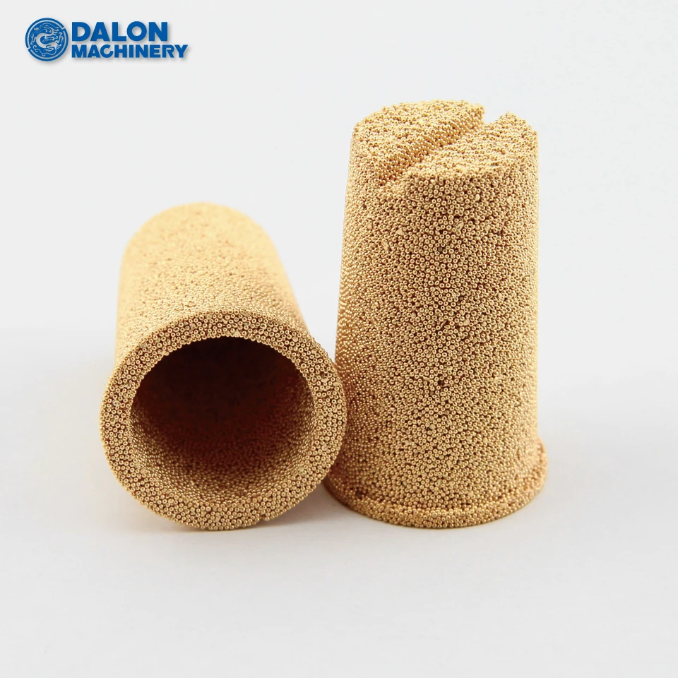 sintered porous conical gas air filter cartridge