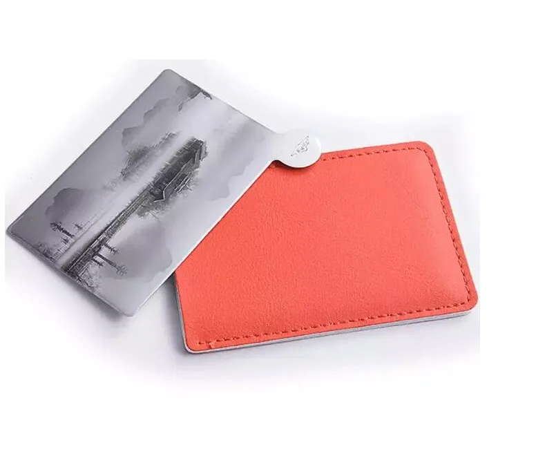 
Unbreakable Stainless Steel Makeup Compact Pocket Mirror 