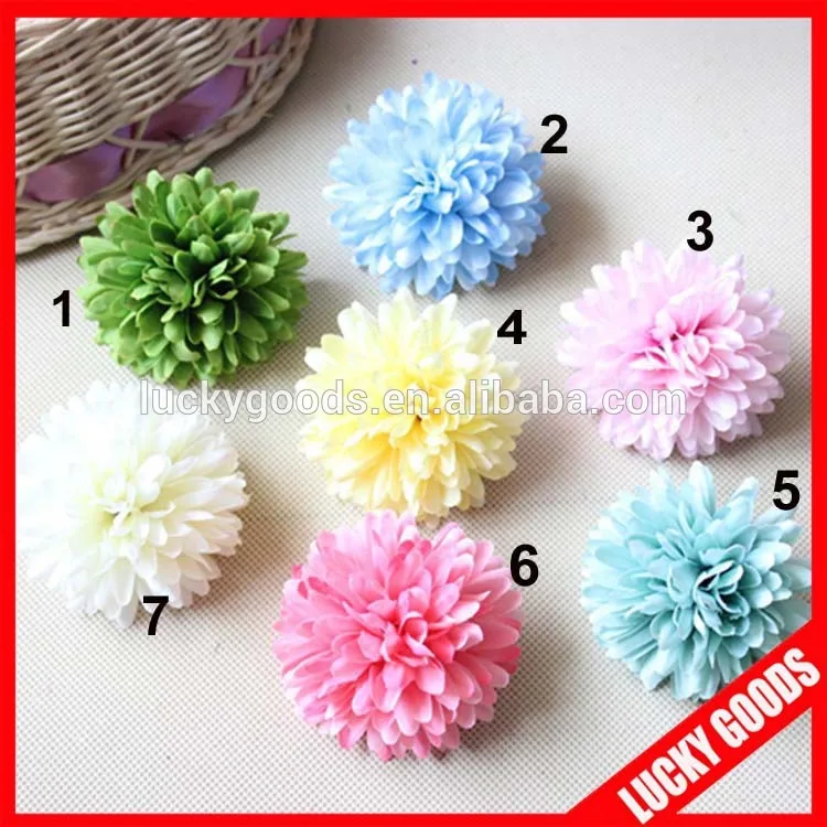 
Gerbera cream white decorative ball flower head wholesale 