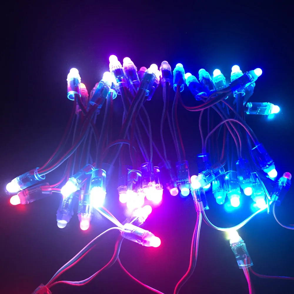  Пиксельная цифровая светодиодная RGB-лампа WS2811 5 в 12 мм F8