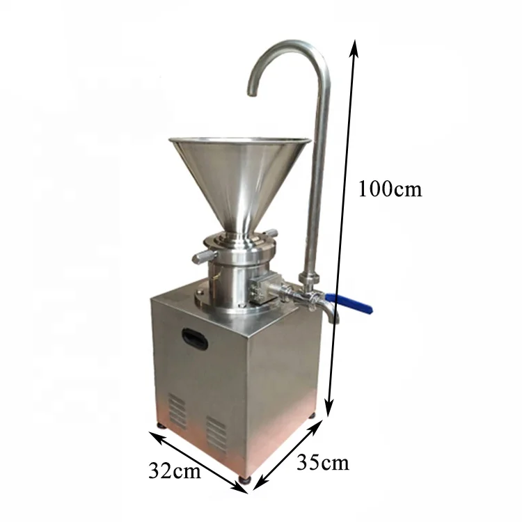 stainless steel vegetable juice tahini peanut butter pepper chilli sauce making machine/colloid mill