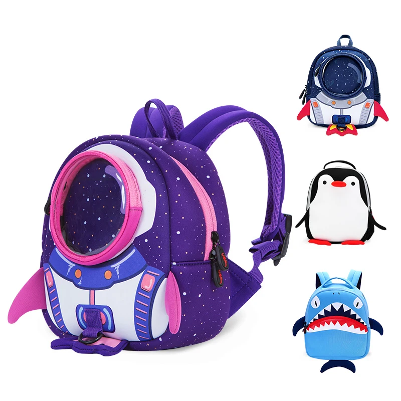 
UEK kids Anti-lost child mini backpack Rocket backpack for children 