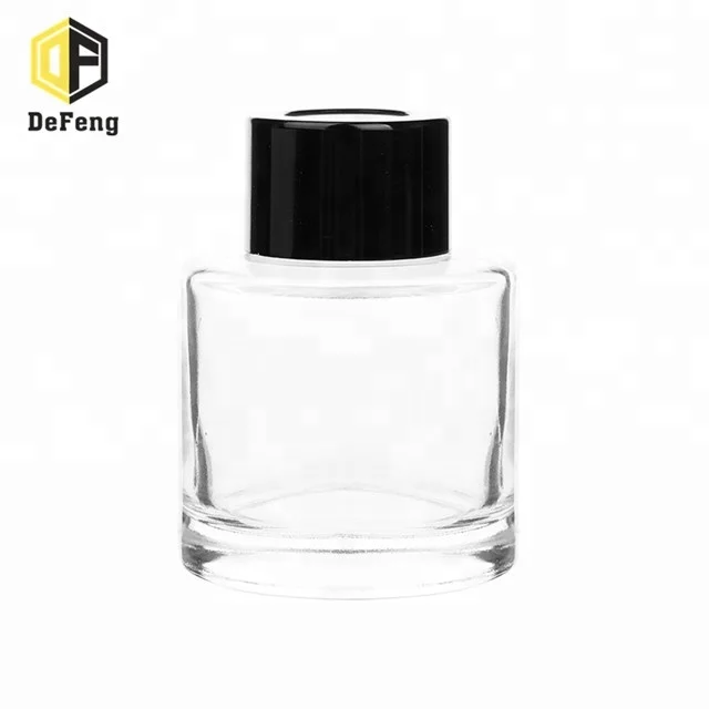 
50ml 100ml 200ml Round glass home scent perfume diffuer bottle 