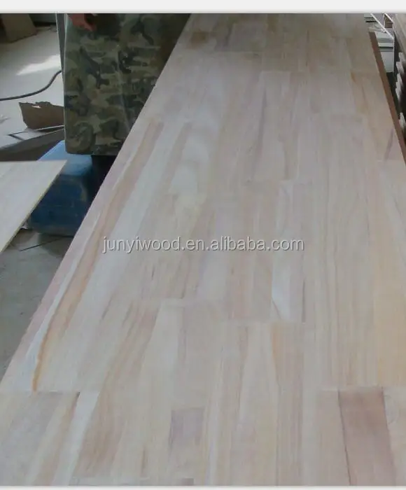 
edge glued Paulownia finger jointed panels 