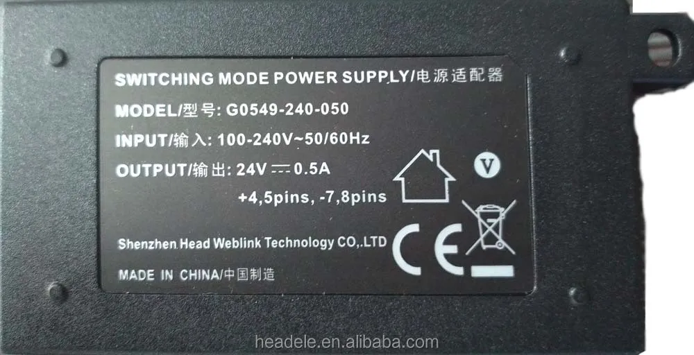 
24V 1A POE Adapter for industry industry industry router or cpe or cpe or cpe, cpe, AC/DC Adaptor Switching Power Supply 