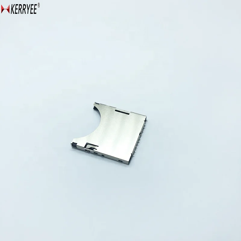 
Push/push H2.8mm SMD with CD pin SD card connector 